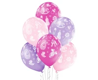 Balloons Belbal 12", D11, baby girl, 6pcs