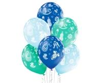Balloons Belbal 12", D11, baby boy, 6pcs EOL