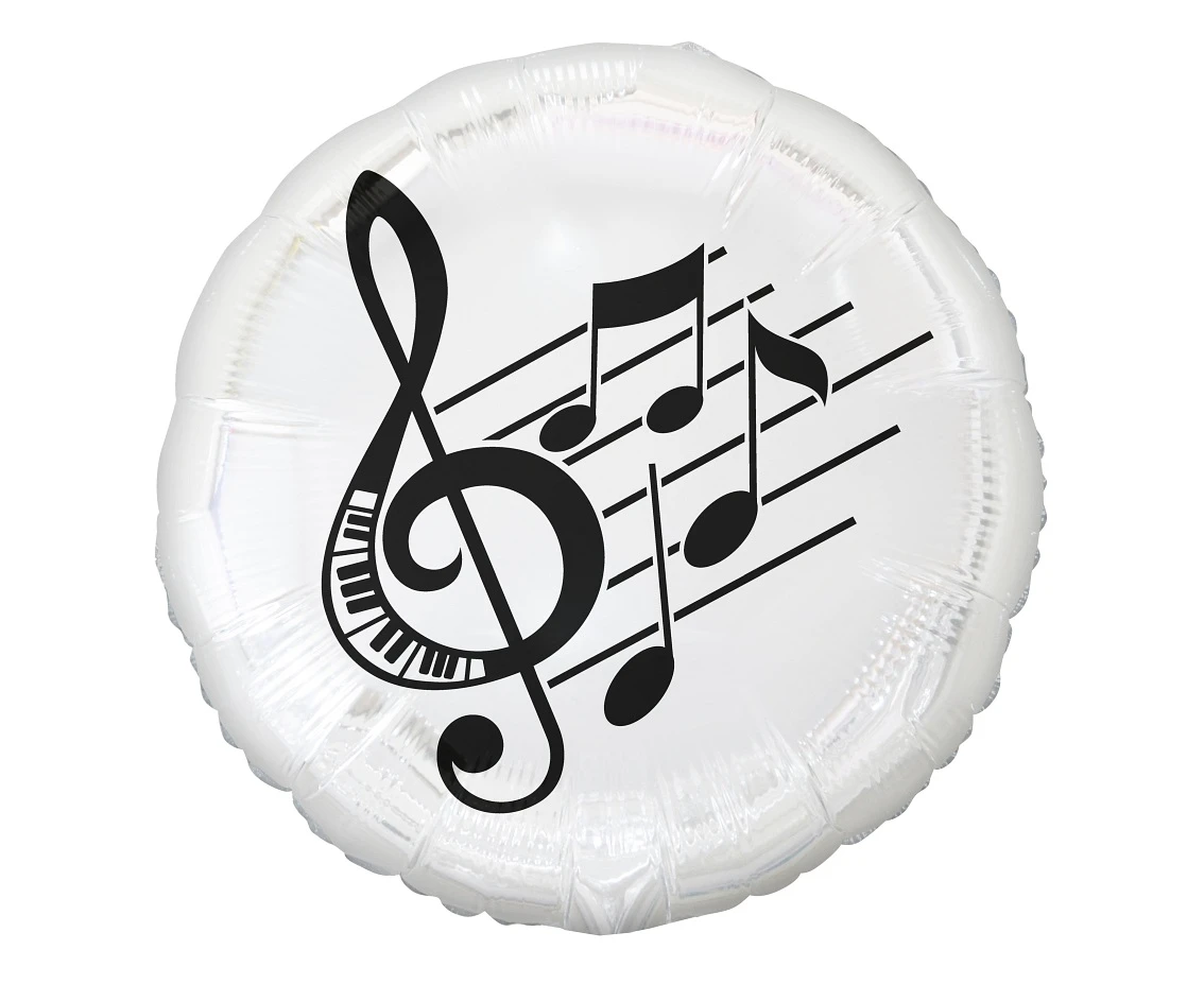 Foil balloon Music Notes, 45 cm EOL