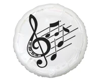 Foil balloon Music Notes, 45 cm EOL
