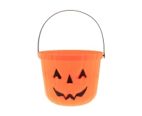 Happy Pumpkin bucket, size 18.5 x 15 cm