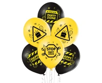 Balloons Belbal 12", D11, birthday zone mix2, 6pcs