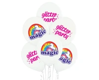 Balloons Belbal 12", D11, magic unicorn balloon, 6pcs
