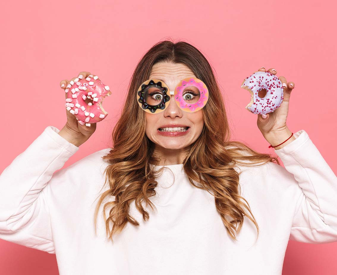 Donut glasses
