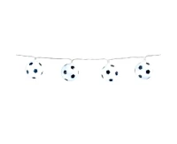 Soccer Balls LED garland, 140 cm