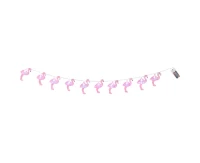 Flamingo LED garland, 140 cm