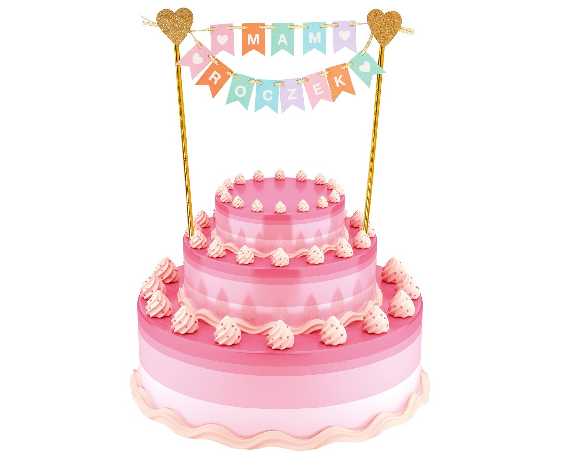 Cake topper Mam Roczek, for a girl EOL