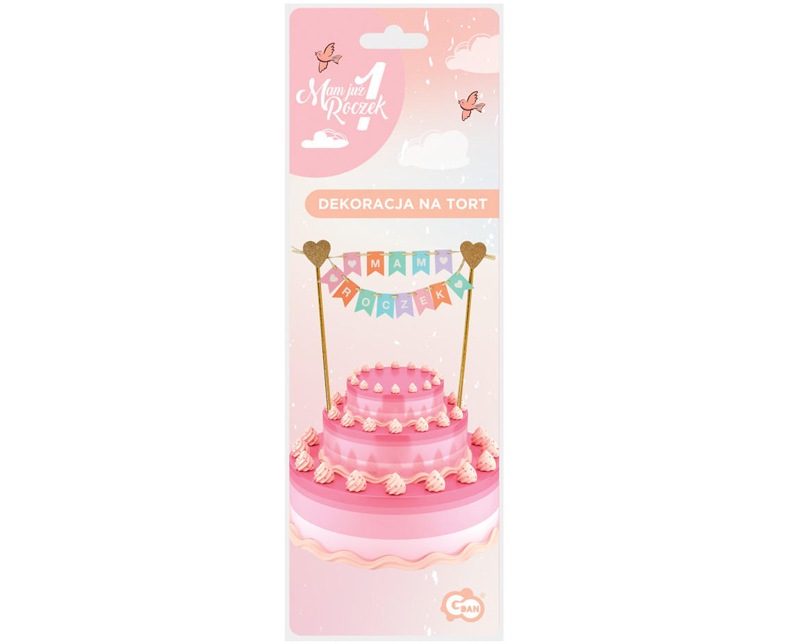 Cake topper Mam Roczek, for a girl EOL