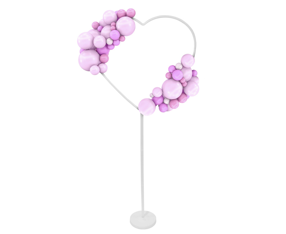 Decoration frame on a rack, Heart shape, 78x162 cm
