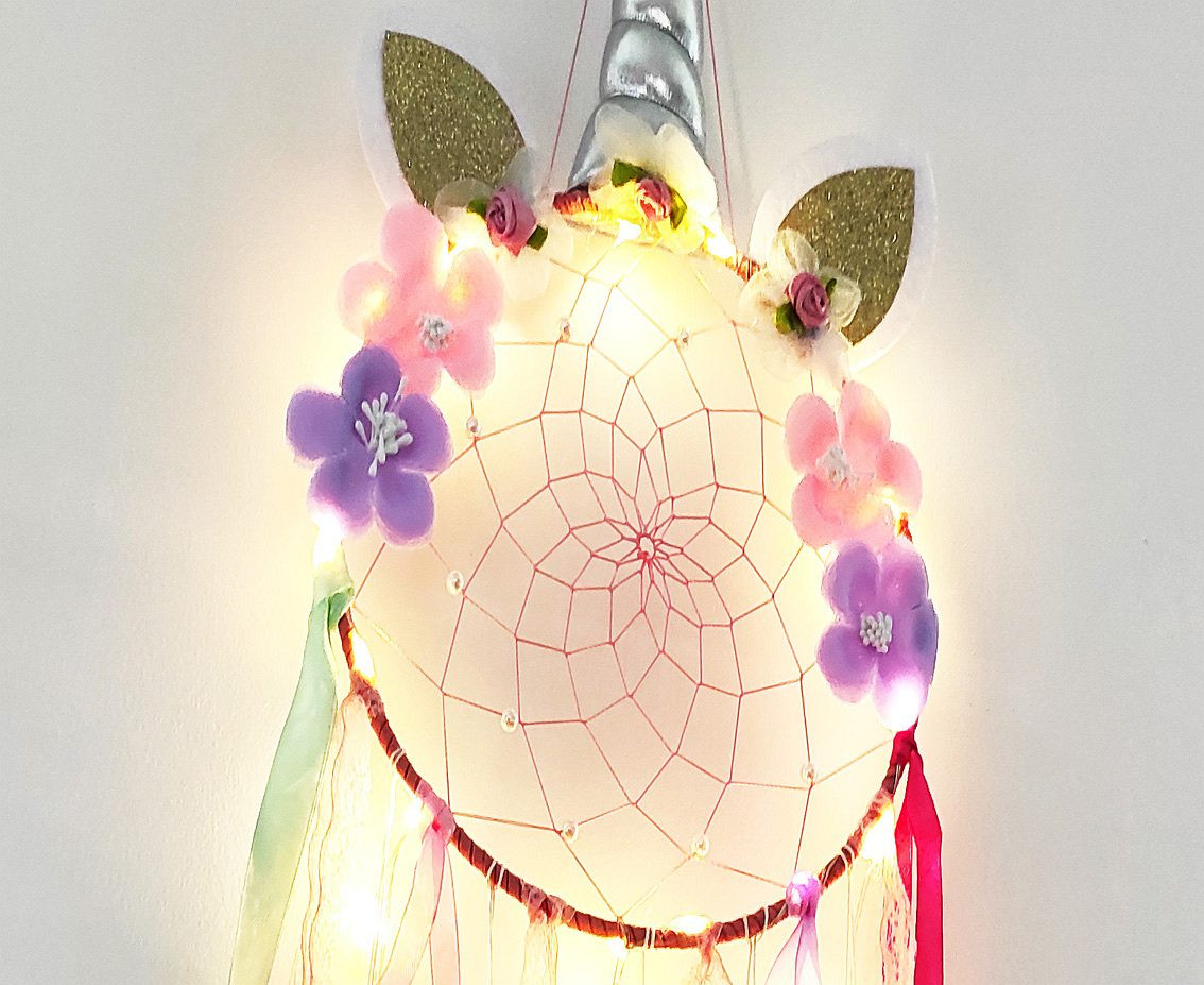 Dreamcatcher Unicorn, with LED EOL
