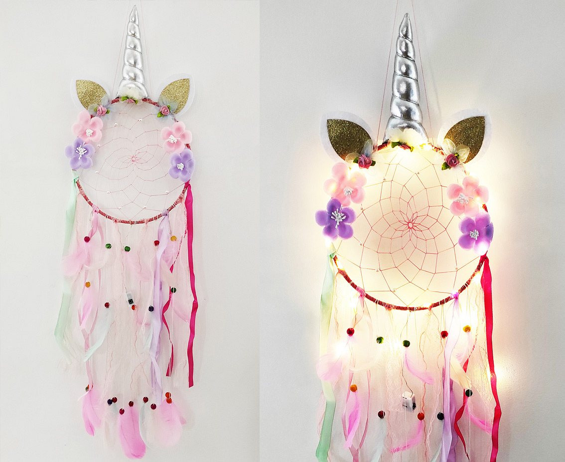 Dreamcatcher Unicorn, with LED EOL