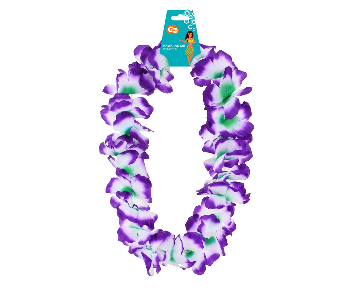 Hawaiian Lei, purple-white EOL