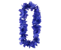 Hawaiian Lei, dark blue satin EOL