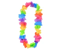 Hawaiian satin neckless, colourful pastel