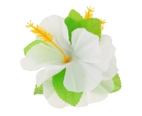 Hawaiian hairpin, large, white