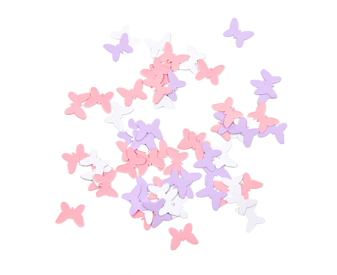 Paper confetti Butterfly, 100 pcs