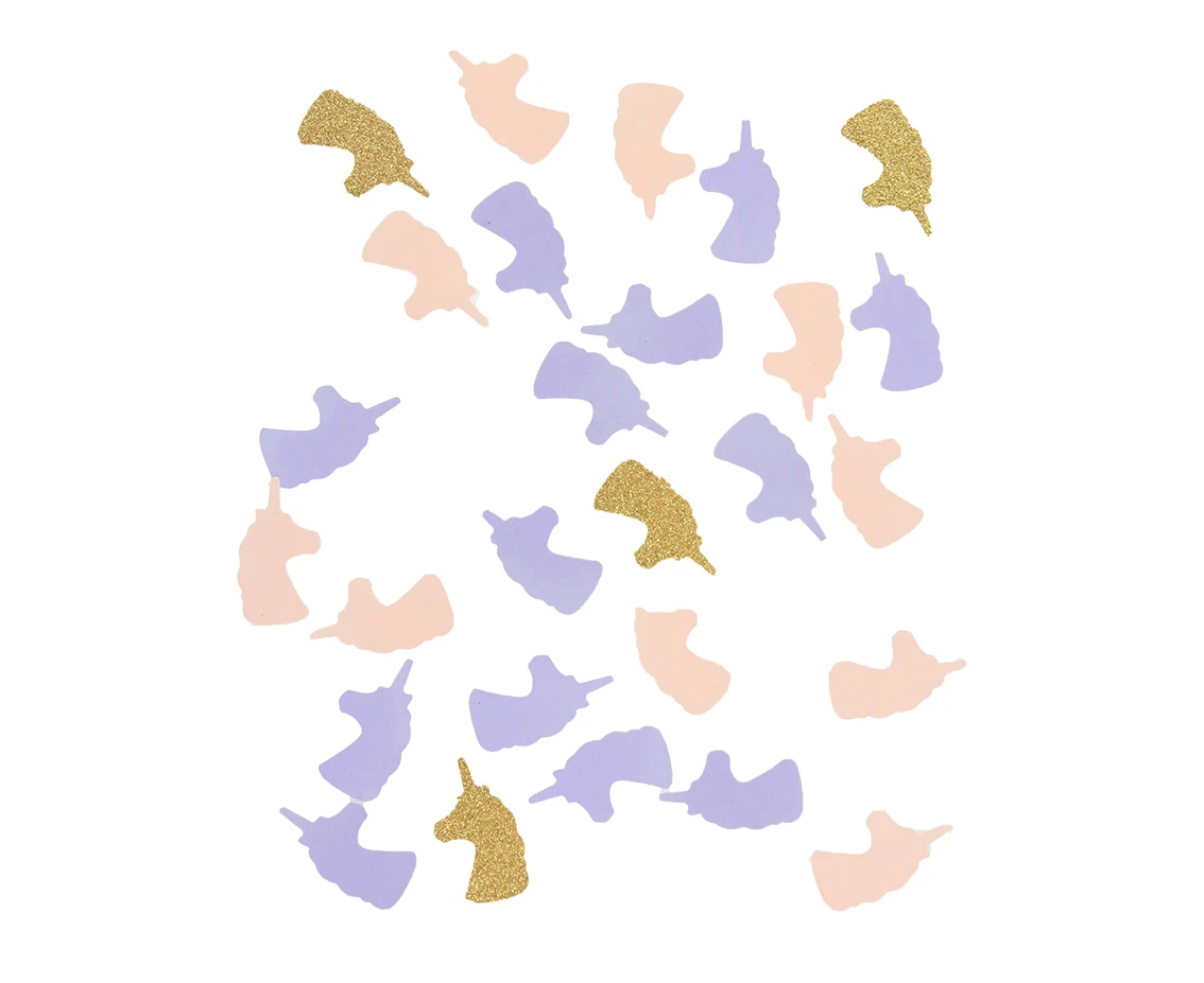 Paper confetti Unicorn, 100 pcs