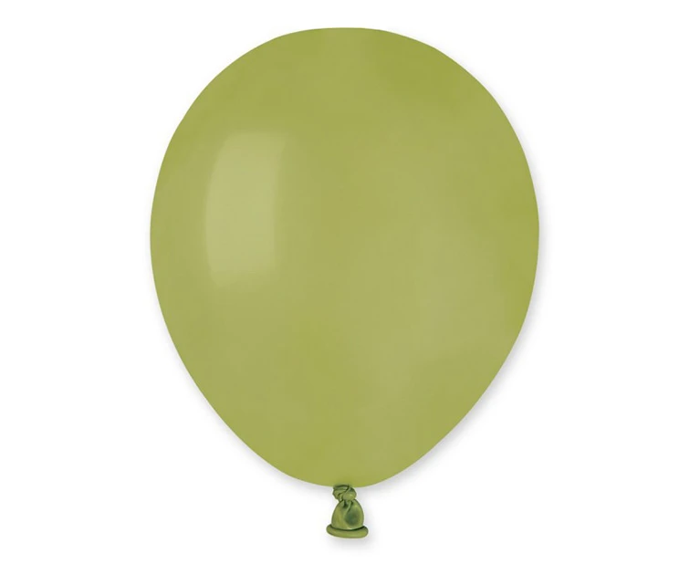 Balloons Gemar 5", pastel jungle green, 100pcs