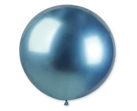 Balloons Gemar, shiny ball 0.80m blue , 1pc EOL