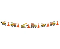 Paper garland Construction Site, length 360 cm