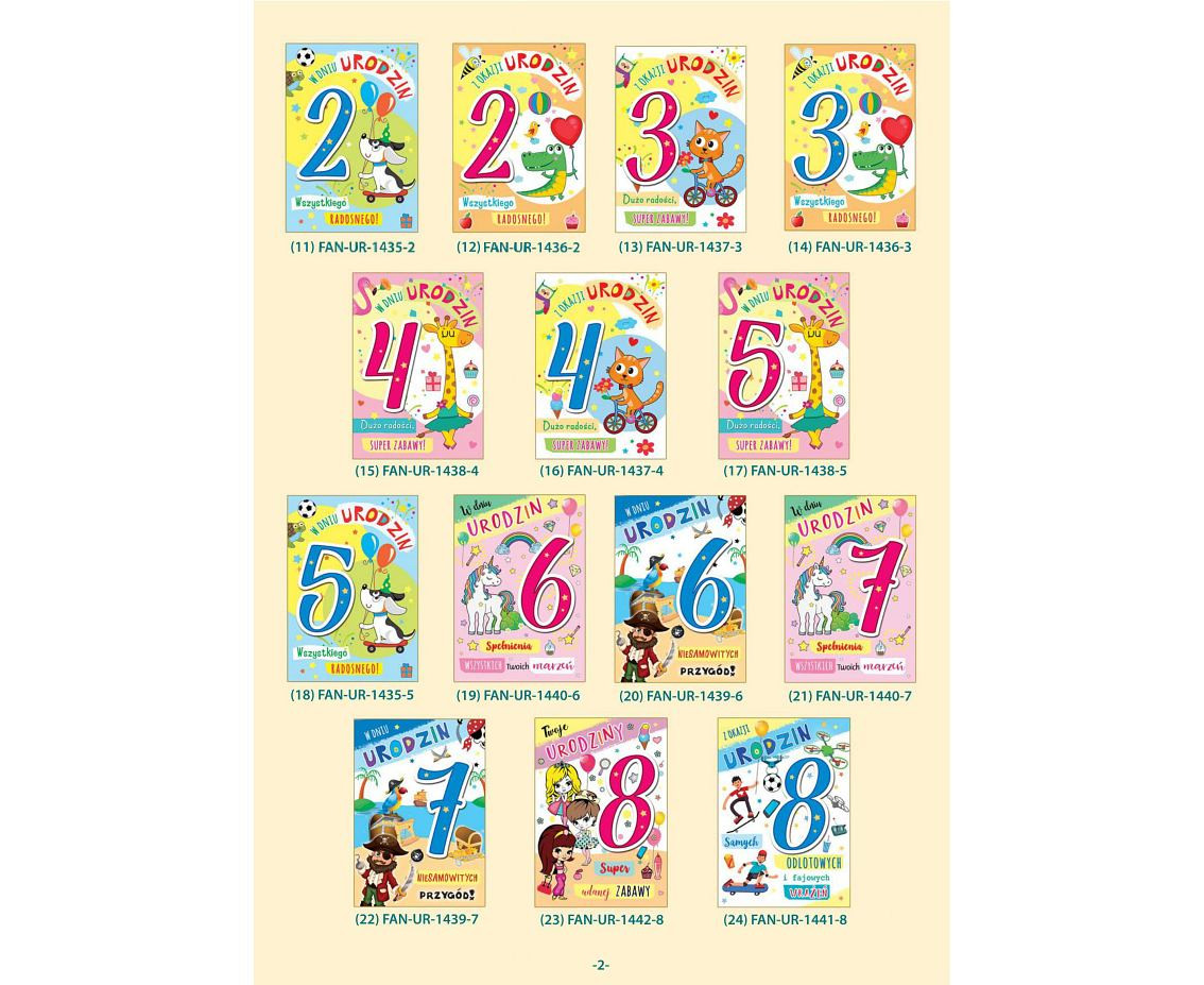 Phantasy cards, assorted designs EOL
