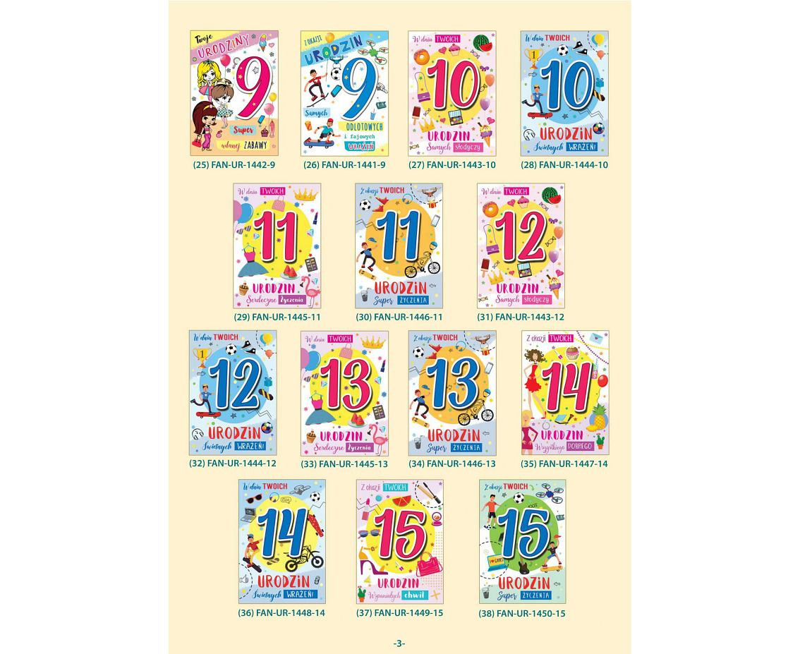 Phantasy cards, assorted designs EOL