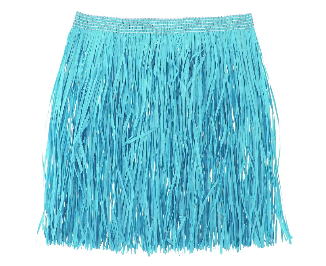 Hawaiian skirt Blue, length 40 cm EOL