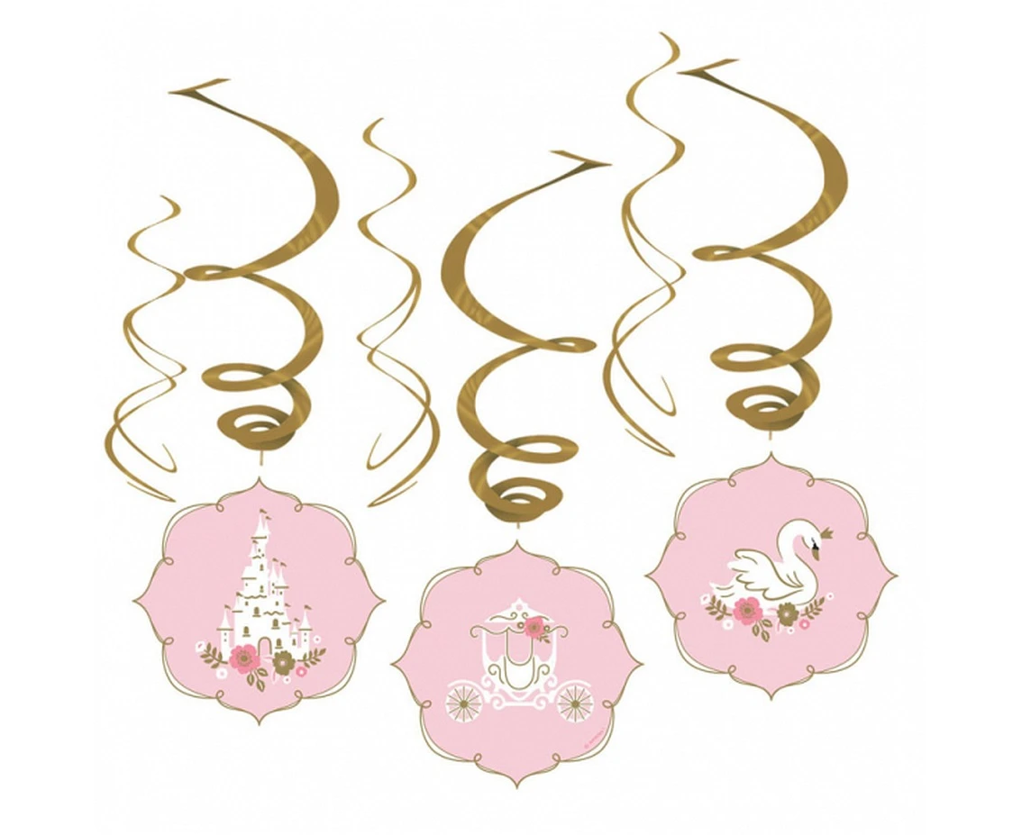 Hanging decoration Princess for a Day / 6 pcs EOL
