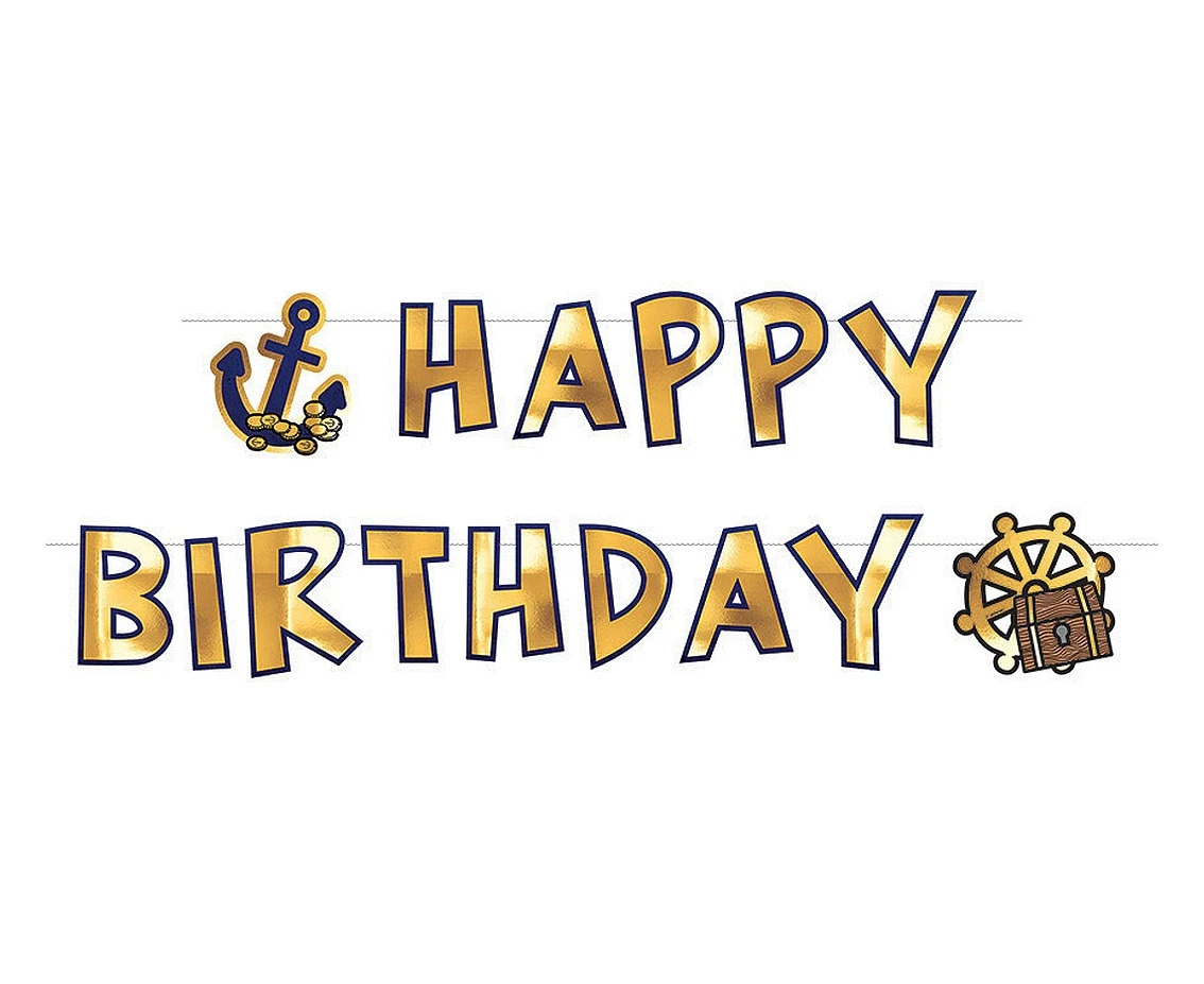 Banner Pirates Map, size 180 x 15 cm EOL