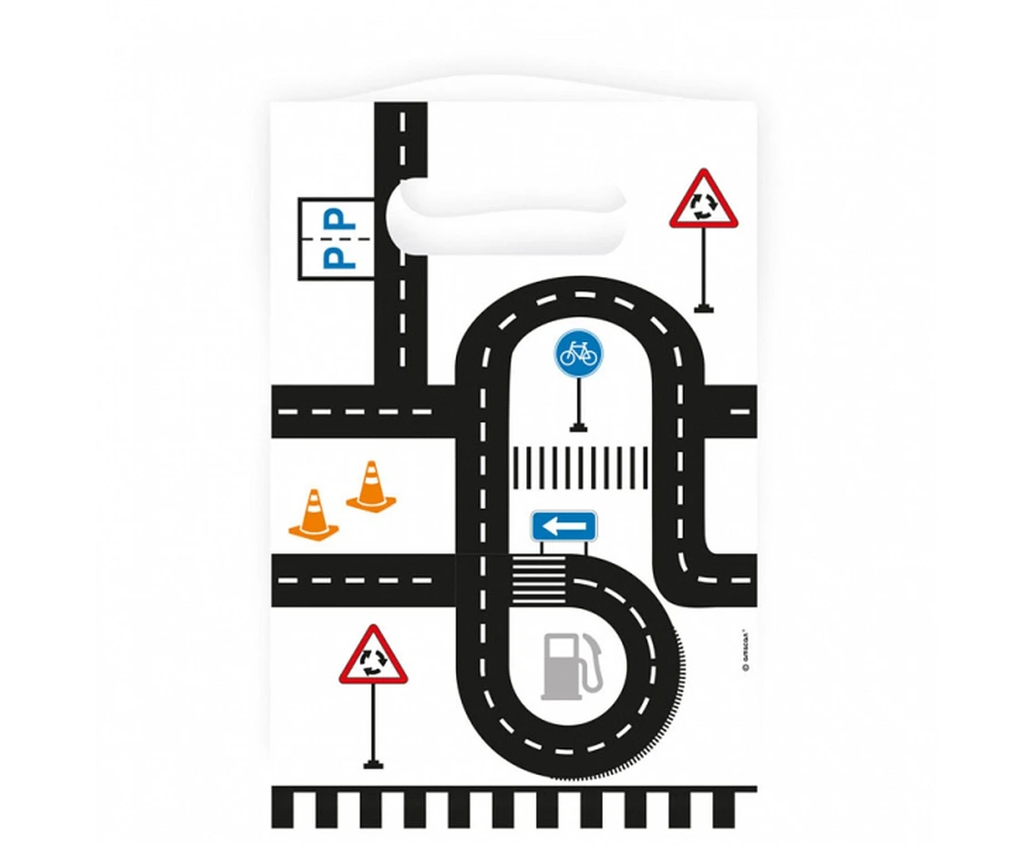 Paper gift bags On the Road / 8 pcs EOL