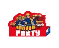 Invitations with envelopes Fireman Sam / 8 pcs EOL