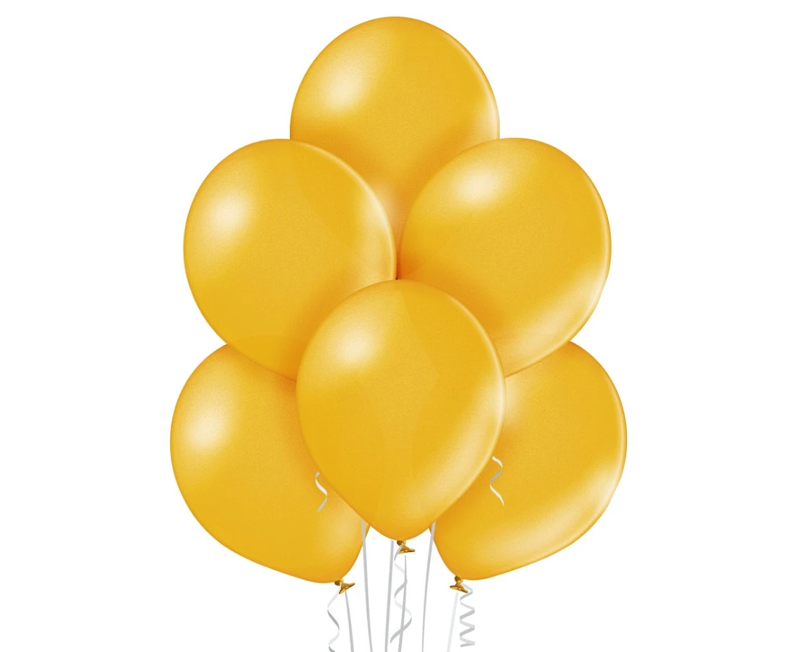 Balloons Belbal 12", B105-060, metallic gold, 50pcs EOL