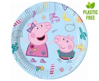 Paper plates Peppa Pig (Hasbro), next generation, 23 cm, 8 pcs (plastic-free) EOL
