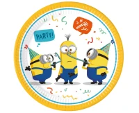 Paper plates Minions Rise of Grue (Universal), next generation, 23cm, 8 pcs (plastic-free)