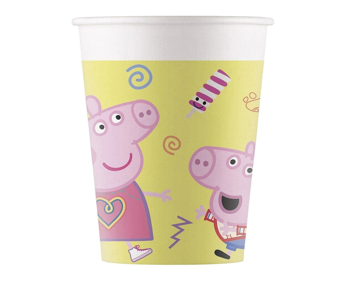 Paper cups (WM), Peppa Pig (Hasbro), 200ml, 8 pcs (SUP label) EOL