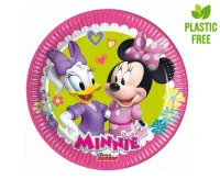 Paper plates Minnie Happy Helpers (Disney), next generation, 20cm, 8 pcs (plastic-free)		 EOL