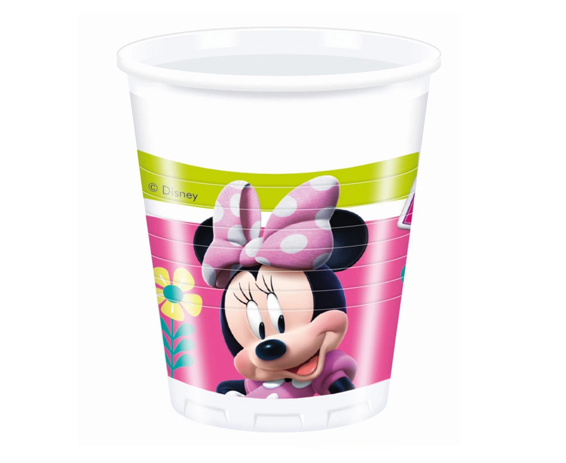 Plastic cups (WM), Minnie Happy Helpers (Disney), 200ml, 8 pcs (SUP label) EOL