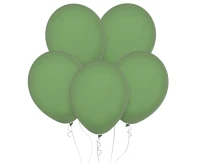 Balloons B&C 12", pastel grey-green, new color, 10pcs