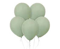 Balloons B&C 12", pastel grey green, 50pcs