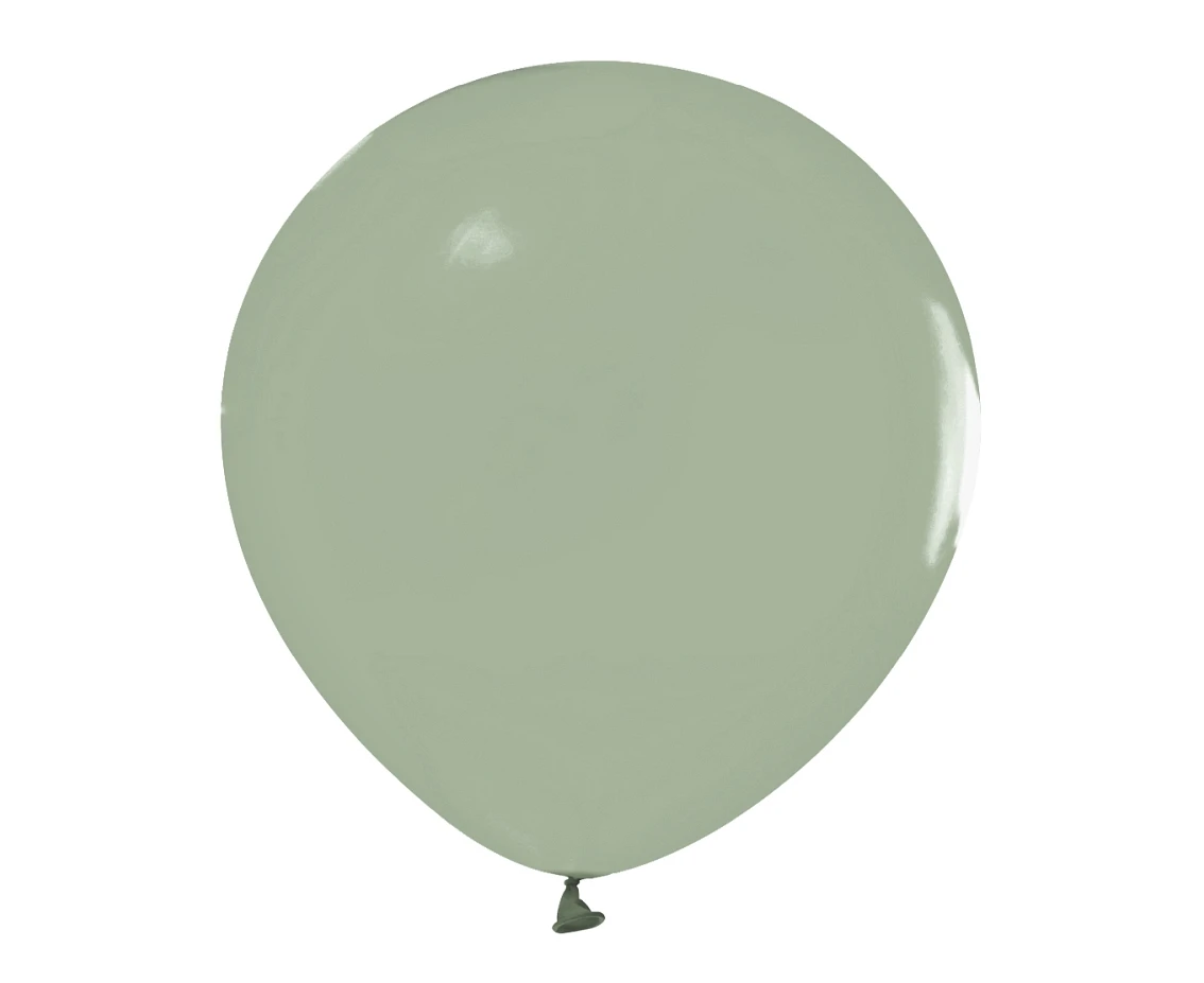 Balloons B&C 5", pastel grey green, 20pcs