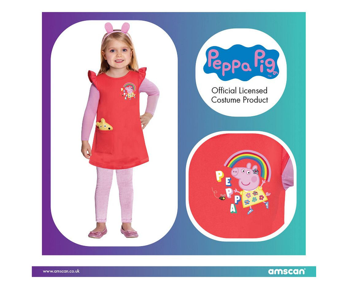 Costume for children Peppa Dress, 4-6 years EOL