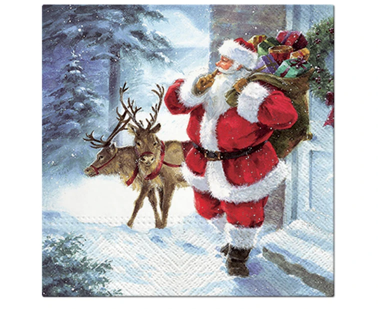 PAW Paper napkins Santa is Coming, 33 x 33 cm, 20 pcs