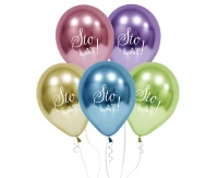 Balloons B&C 12", Sto Lat platinum, 5pcs