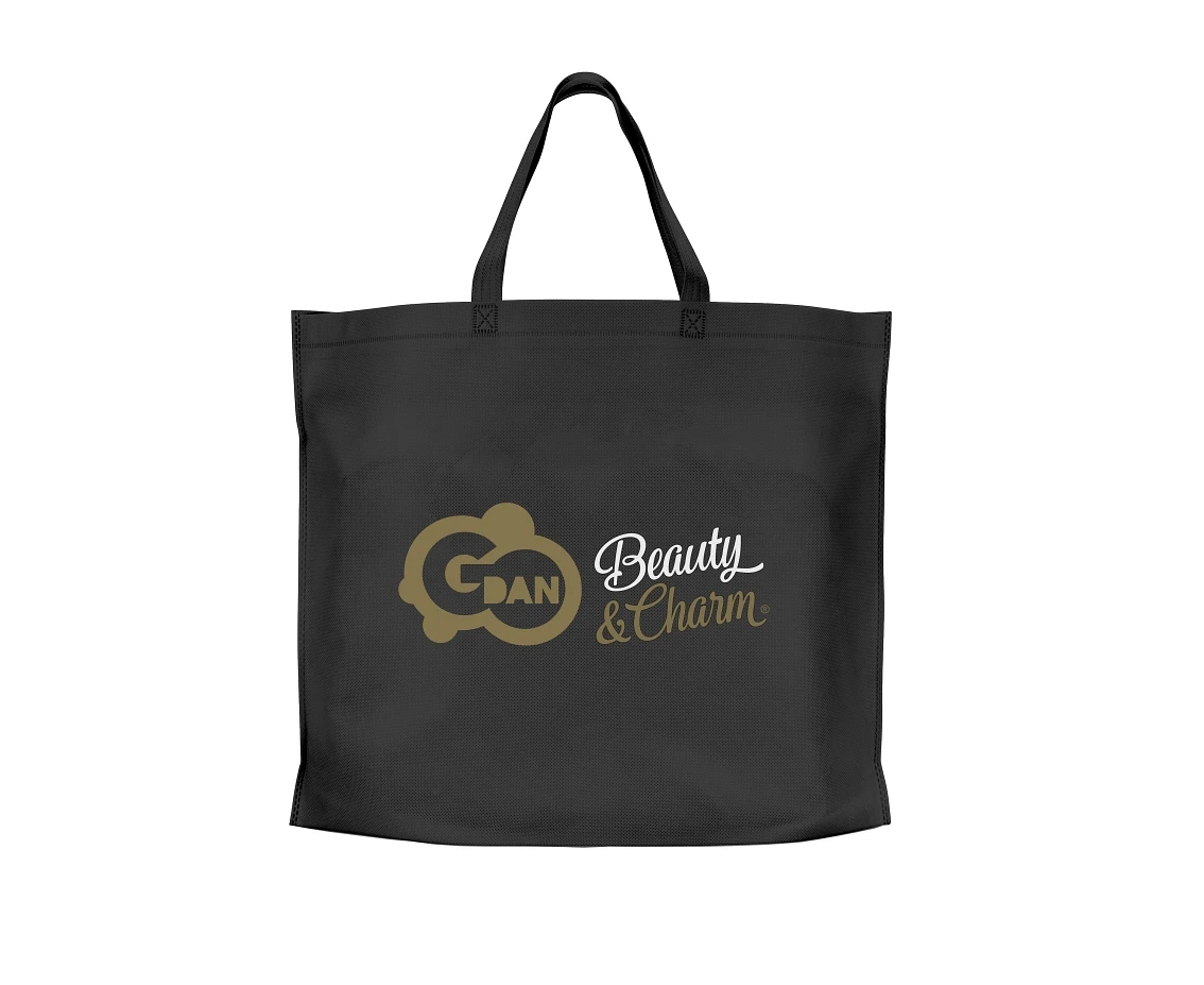 Double Bag, black 52 x 45 x 11 cm