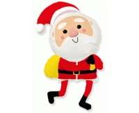 Foil balloon 24" FX - Santa Claus,  unpacked (flat)