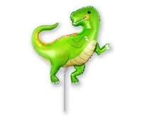 Foil balloon 14" FX - Dino,  unpacked (flat)
