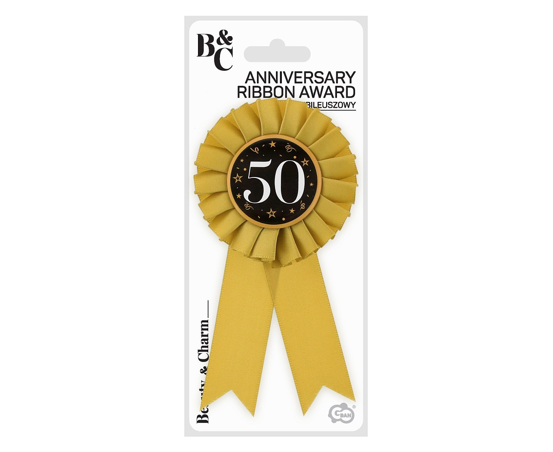 Anniversary Ribbon Award B&C - 50
