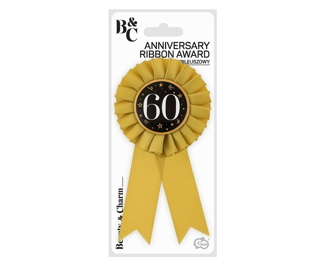 Anniversary Ribbon Award B&C - 60