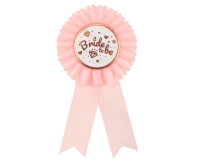Bride to Be ribbon award, light pink EOL