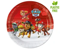 Paper plates Paw Patrol - Ready for Action, next generation, 23 cm, 8 pcs (plastic-free) EOL